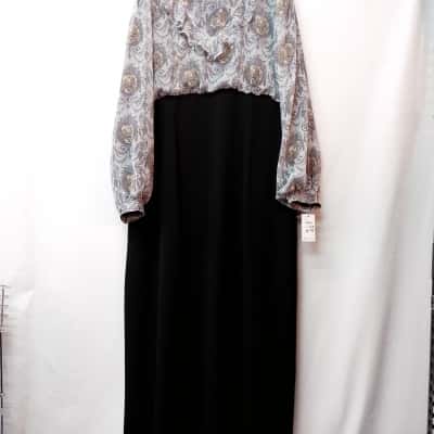  Behind the veil Womens  Size XXL Casual Dress Black  / Pattern 
