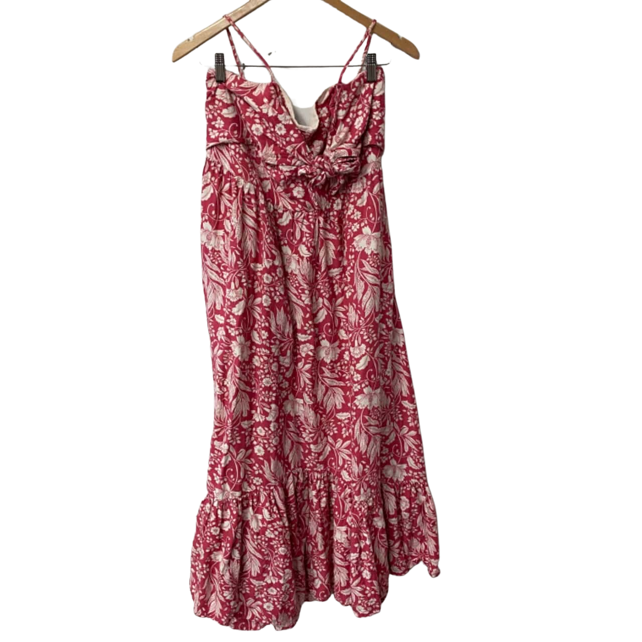 Tigerlily Womens Size 16 Halter Neck Dress / Maxi Dress Floral / Pink
