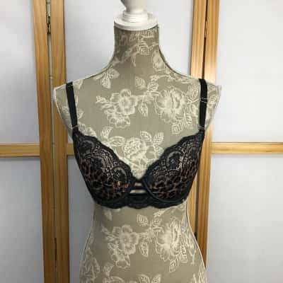 Pleasure State Womens  Size 10DD  "Confessions" Balconette Bra 