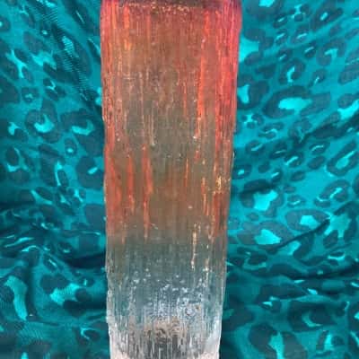 23 cm Tall Unmarked Vase - Maybe Whitefriars or Tajima