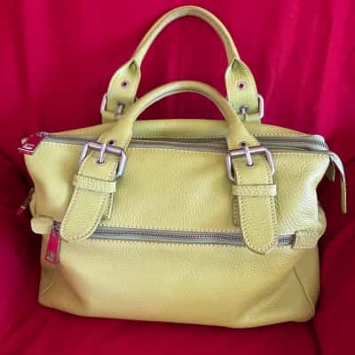 Marc Jacobs Women's Vibrant Lime Green Satchel Handbag 