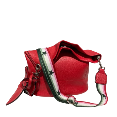 Louenhide Womens Red Handbag with Coin Purse 