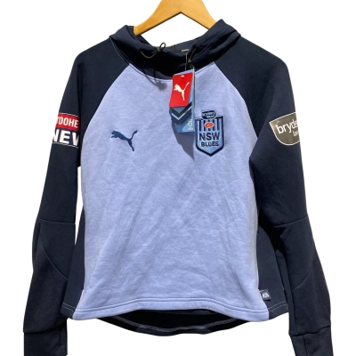 NSW Blues Brydens Lawyers Sponsor hoodie Puma Womens Size M Blue / Navy Blue 