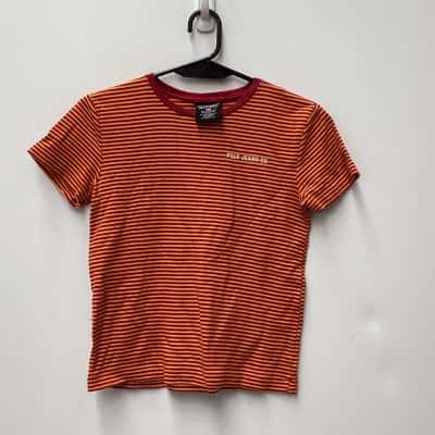 Polo Ralph Lauren Womens  Size M Maroon / Multicoloured / Orange / Striped 