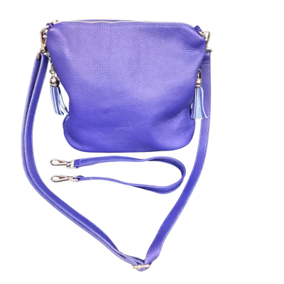 INDIGO -  Womens Cross Body Bag Blue With Extra Strap