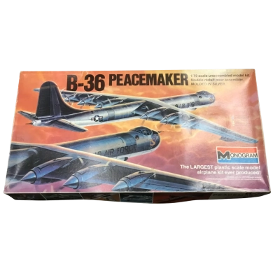 B - 36 Peacemaker 1/72 Scale Unassembled Model Kit