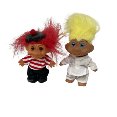 Troll Dolls x 2.