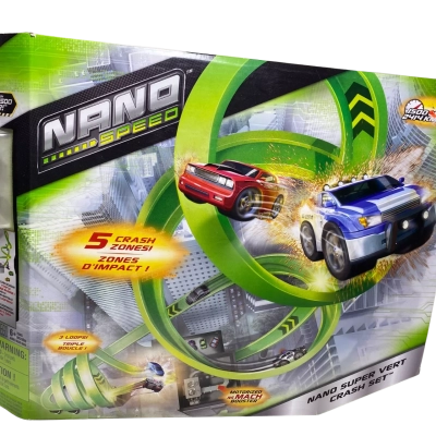 the Nano Speed Super Vert Crash Set by Spin Master and X-Concepts.