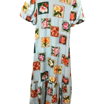Paper Heart Womens  Size 6 Casual Dress Blue / Pattern 