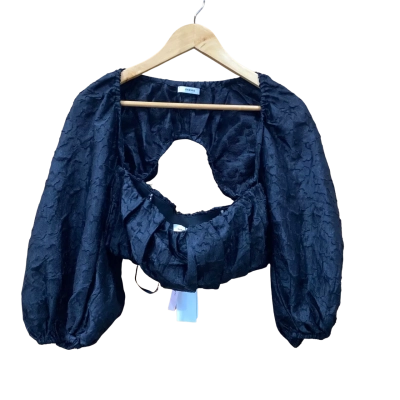Sheike Eloise Black Crop Top Size 8