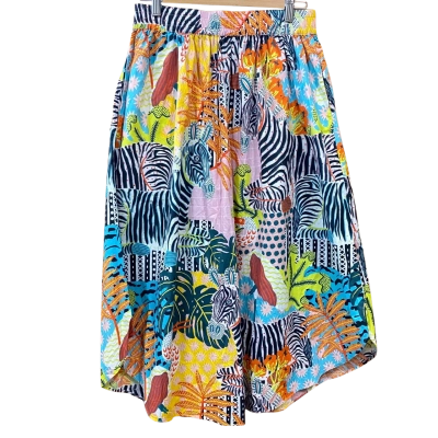 Gorman/Camilla Perkins Zebra Pattern Skirt Size 10