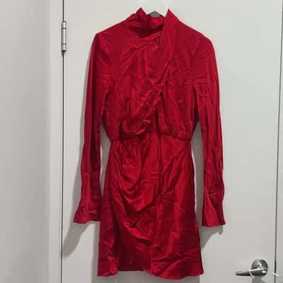 Sheike Womens Dress Size 12 Red 