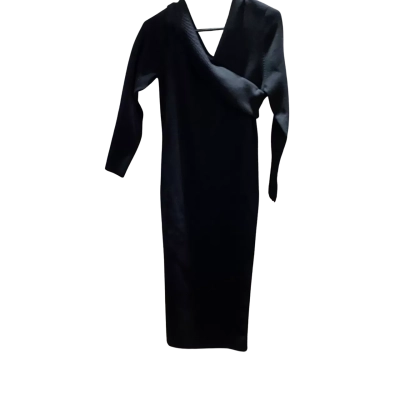 Atmos&Here Womens  Size 18 Maxi Dress Black  Knitted