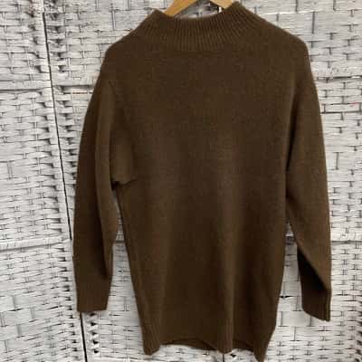 Forever New Womens  Size 8 Mini Dress Brown 