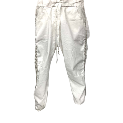 'The Italian Cartel' Girls Pants White - Made in Italy