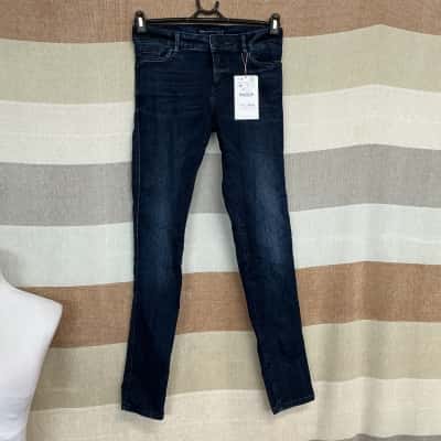 Zara Womens  Size 8 Casual Pants Blue 