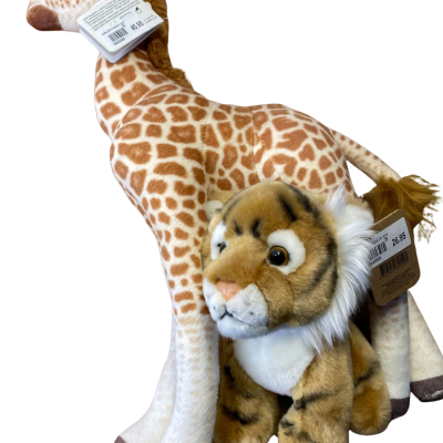 Stuff Animals Giraffe Baby and Tiger 