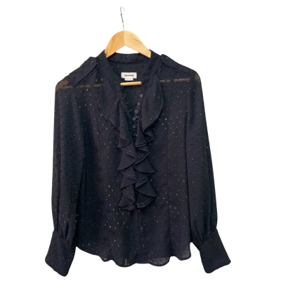 Zadig & Voltaire Womens  Size S Blouse Black  / Multicoloured 