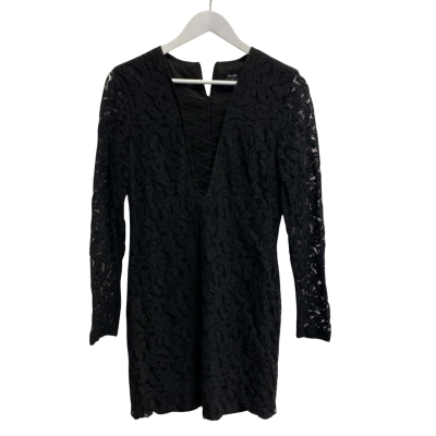 Bardōt Womens  Size 14 Cocktail Dress Lace Black  
