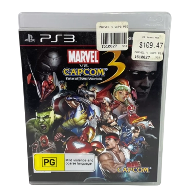Marvel vs Capcom 3 Fate of Two Worlds (Playstation 3)