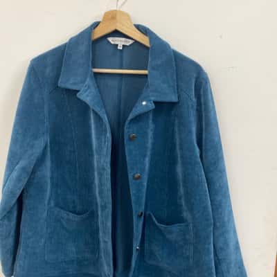 Black Pepper Womens  Size 16 Denim Jacket Blue 