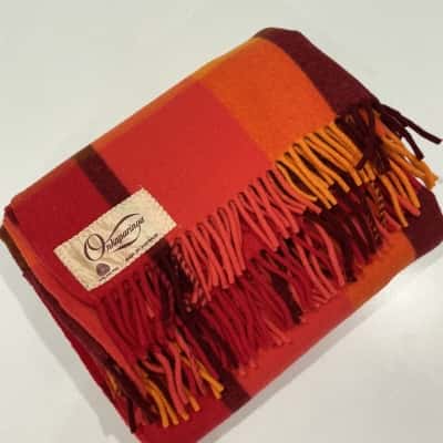 Onkaparinga pure wool vintage blanket