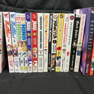 19 Assorted Manga Books