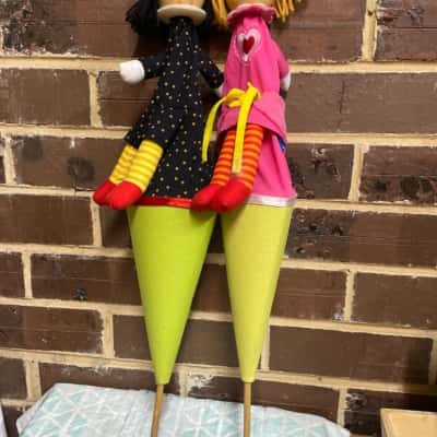 Vintage Pop Up Puppets