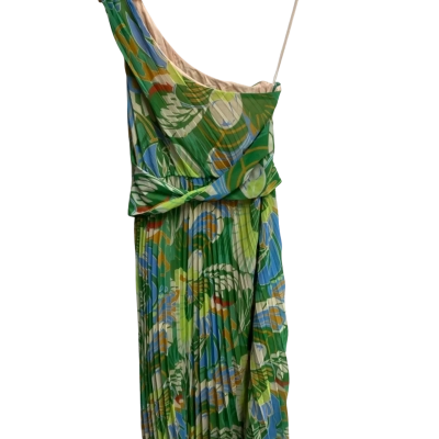  Womens  Size 14 Casual Dress Gingham / Green / Pattern 