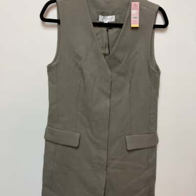 Witchery Womens  Size 8 Mini Dress Khaki 