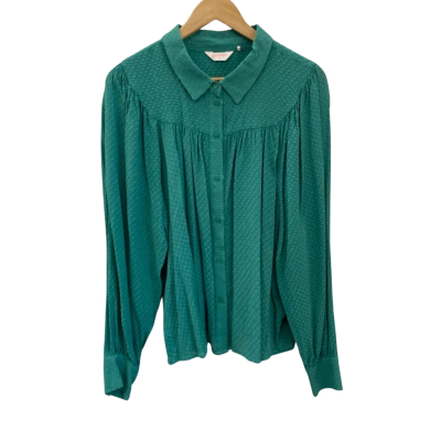 Gorman Womens  Size 16 Long Sleeve Shirt Green 