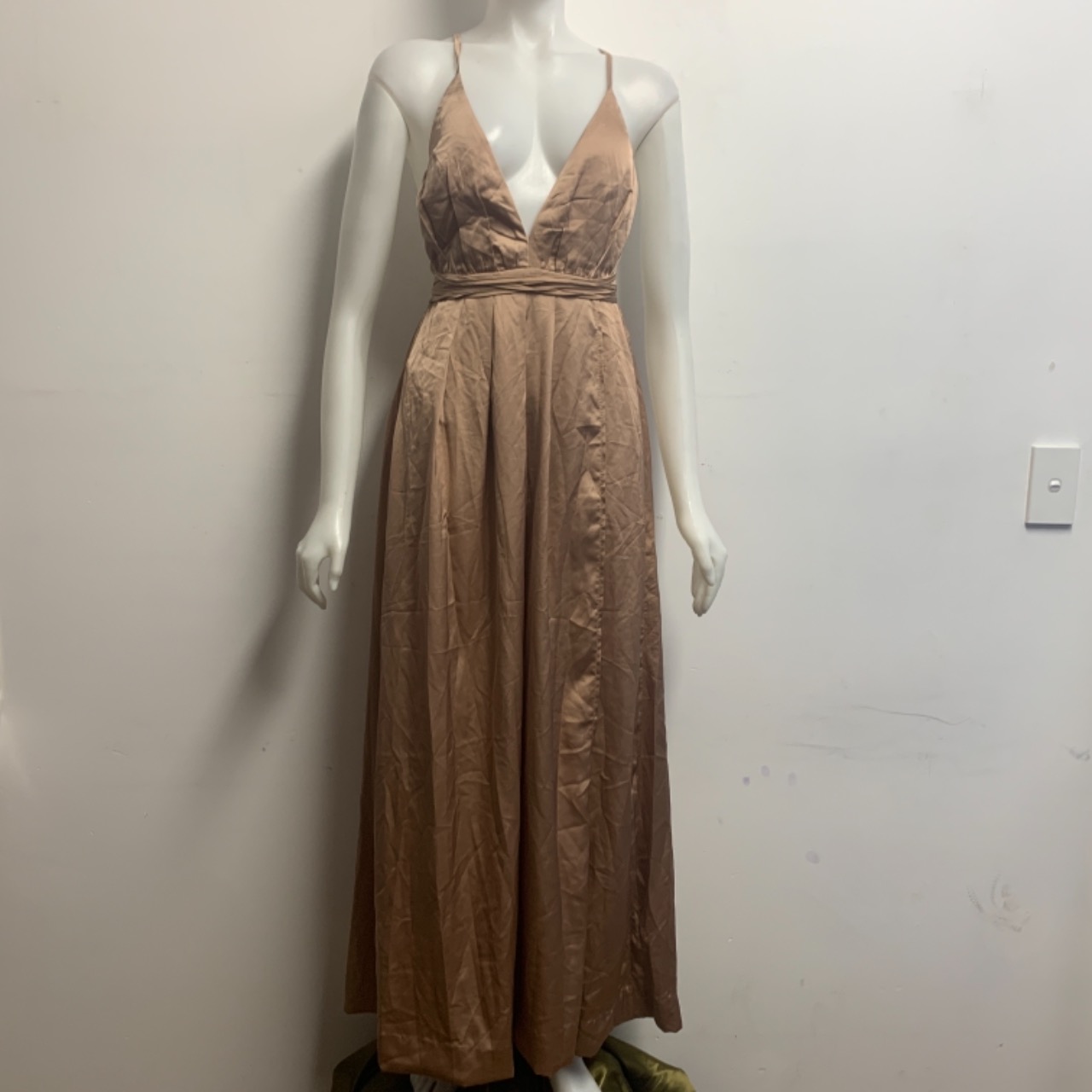 White Fox Women's Size XS Endless Love Maxi Dress Rose Gold (s) - New With Tags | Salvos Stores White Fox Women's Size XS Endless Love Maxi Dress Rose Gold (s) - New With Tags | Salvos Stores