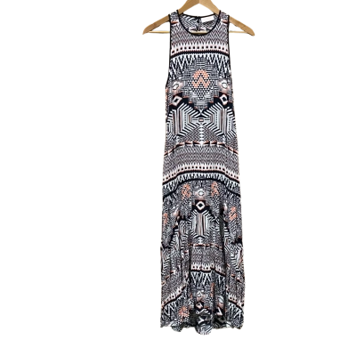 Sass & Bide White/Black Geometric Pattern Dress Size 8