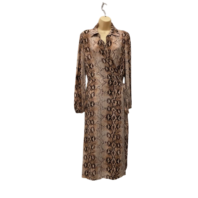 Spicy Sugar Womens  Size 14 Wrap Dress Animal print 