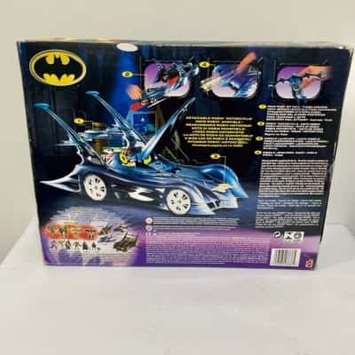 Mattel Batman Batmobile 2-in-1 Vehicle with Detachable Robin Motorcycle