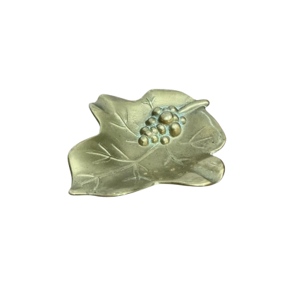 Small Brass Leaf Ashtray/Trinket