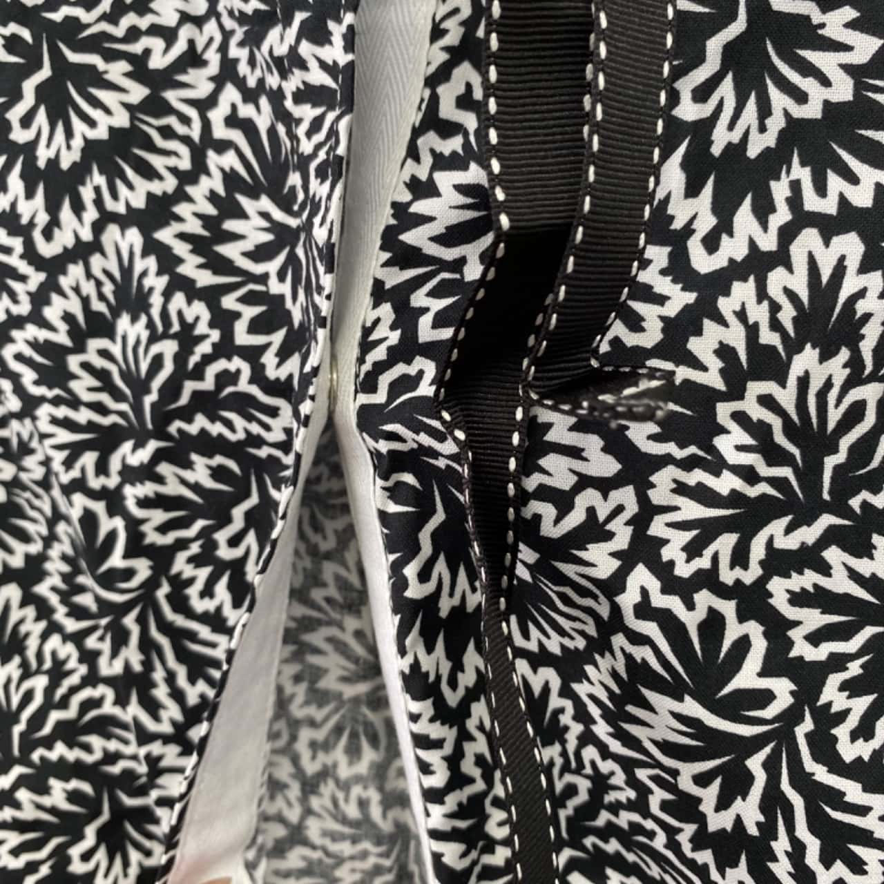 Dear Johnnies LOLA Designer Cotton Hospital Gown Floral Print Black