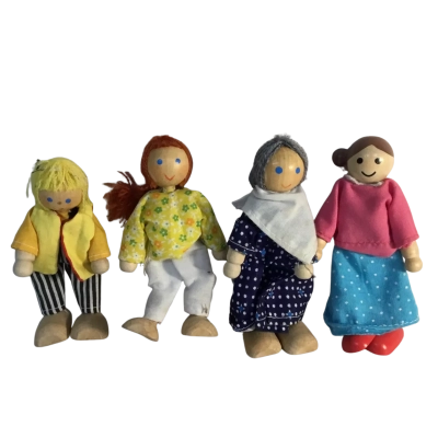 Wooden Dolls as pictured