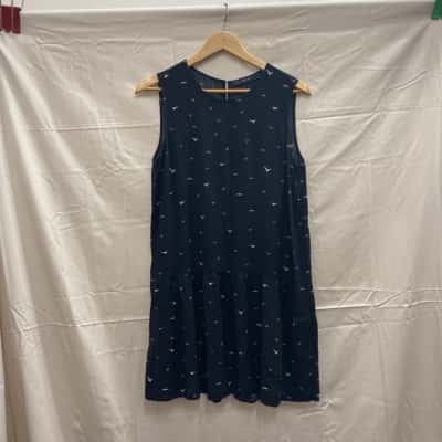 Decjuba Womens  Size S Sleeveless Dress  Black  / Pattern 