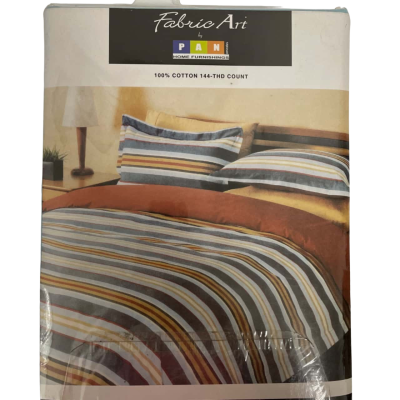 Blue Double Bed Set - Fabric Art