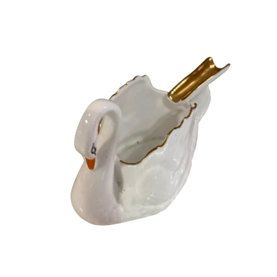 Vintage Denton Bone China Swan Ashtray 