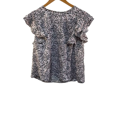 BNWT Decjuba Womens  Size XL Short Sleeve Top Floral 