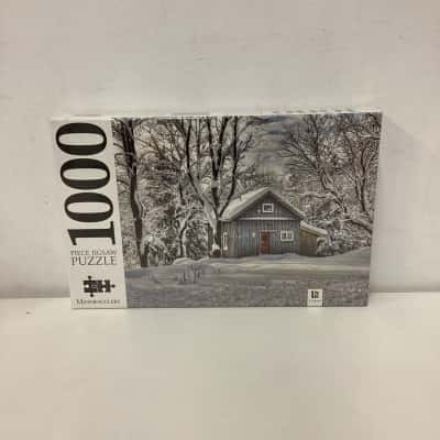 NEW - Mindbogglers Snow Cabin 1000 Piece Jigsaw Puzzle