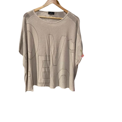  Monari Womens  Size One Size Short Sleeve Top Brown 
