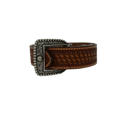 ARIAT Mens Arrow Southwestern Belt Size 46 Brown 