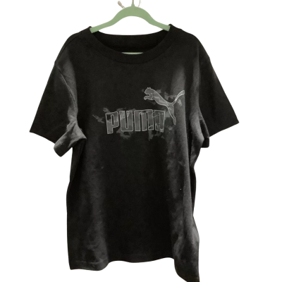 Puma Kids Size S T-Shirt Black  RR $30