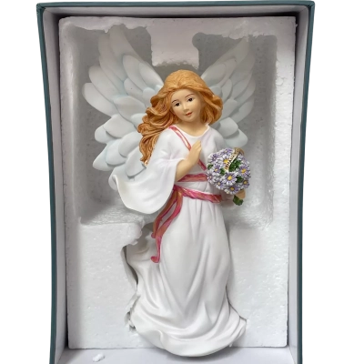 Sandra Kuck Figurine. “Hallelujah Angels”. “Thank You”.