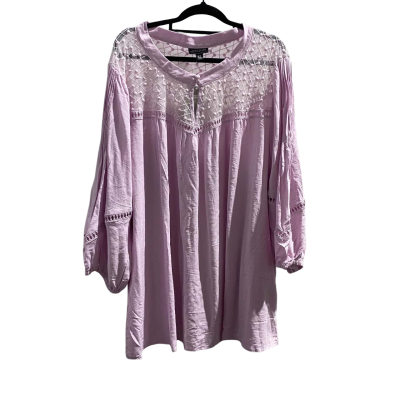 Autograph Womens  Size 22 3/4 Sleeve Top Pink  