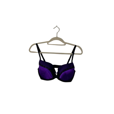 Pboy Size 14DD Black  / Purple Bra