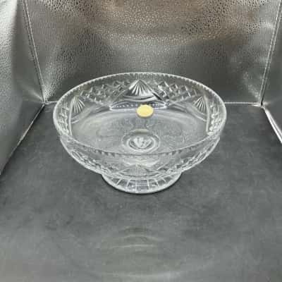 1930’s to 1950’s Webb Corbett Cut Crystal Footed Bowl